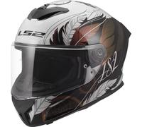 LS2 Helmets Casco Integral FF820 Rapid III Boho Blanco/Negro/Rosa Talla S
