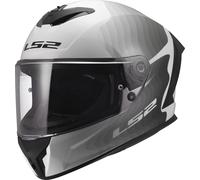LS2 FF820 Rapid III Flow Casco, gris-blanco, tamaño L para Hombres