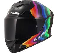 LS2 FF820 Rapid III Flow, casco integral M female Negro/Verde/Azul/Rojo/Lila