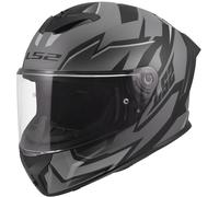 LS2, Casco Moto Integral RAPID III XTREM Black Grey, XS
