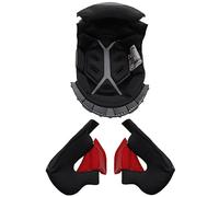 LS2 FF900 Valiant II Forro interior &almohadillas para mejillas, negro, Talla S