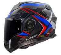 LS2 FF901 ADVANCE X CARBON FUTURE II BLANCO AZUL-06 Modular Flip-Motorcycle H...