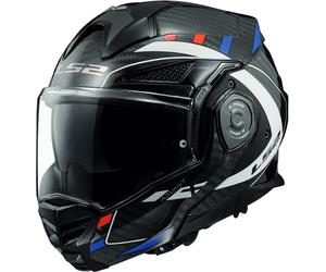 LS2 FF901 Advant X Carbon Future, casco modular XS male Negro/Rojo/Blanco/Azul