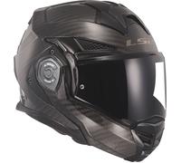 LS2 FF901 Advant X Carbon Solid, casco modular L male Negro