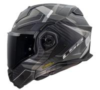 LS2 FF901 Advant X Carbon Horizon Casco, gris-plata, tamaño XL para Hombres