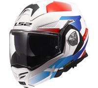 LS2 FF901 Advant X Nova Casco, blanco/azul/rojo, Talla XXXL (65/66)