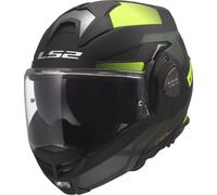 LS2 FF901 Advant X Nova Casco, negro/amarillo, Talla XXXL (65/66)