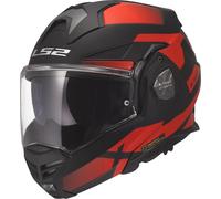LS2 FF901 Advant X Nova Casco, negro/rojo, Talla M (57/58)
