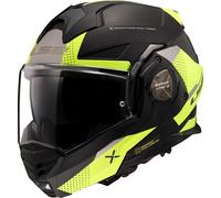 LS2 FF901 Advant X Oblivion, casco modular S male Mate Negro/Gris/Amarillo Neón
