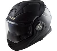 LS2 FF901 Advant X Solid, casco modular 3XL male Negro Mate