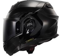 LS2 FF901 Advant X Solid, casco modular XS male Negro