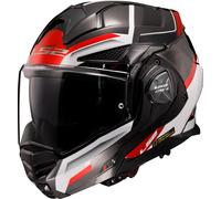 LS2 FF901 Advant X Spectrum, casco modular M male Negro/Blanco/Rojo