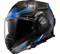 LS2 FF901 Advant X Spectrum Casco, negro/gris/azul, Talla XXXL (65/66)