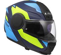 LS2 FF902 Scope II Duria Casco, azul-amarillo, tamaño 2XL para Hombres