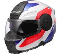 LS2, Casco Moto Modular SCOPE II DURIA White Blue Red, 3XL