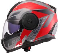 LS2 FF902 Scope II Oxyd Casco, gris-plata, tamaño L para Hombres
