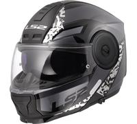 LS2 FF902 Scope II Oxyd Casco, negro/titanio, Talla XXL (63/64)