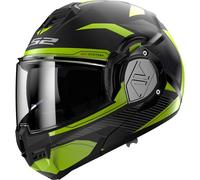 LS2 FF906 Advant Revo Casco, negro-verde, tamaño S
