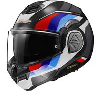 LS2 ADVANT Sport Casco Modular Moto, Unisex, Black Blue Red, L