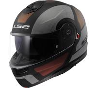 LS2 FF908 Strobe II Orion Casco, negro-gris, tamaño XS para Hombres