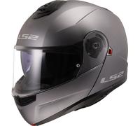 LS2 FF908 Strobe II Solid, casco abatible 3XL male Gris Mate