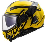 LS2 FF910 Advant II Tape Casco, amarillo, tamaño M para Hombres