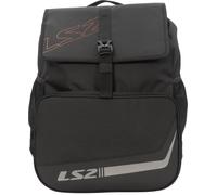 LS2 Freedom 25L Mochila impermeable para motocicleta, negro para Hombres