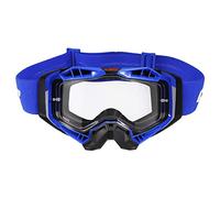 LS2, Gafas de protección moto AURA (Visera transparente) black blue