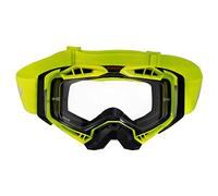 LS2, Gafas de protección moto AURA (Visera transparente) black HIV yellow