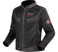 LS2 Garda Air, chaqueta textil mujer S female Negro/Rojo