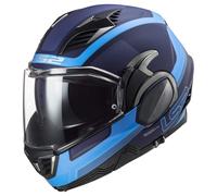 LS2 Helmets Valiant II Orbit Casco modular (azul mate - XS)