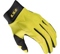 LS2 Hiker Guantes de moto, negro-amarillo, tamaño XL para Hombres