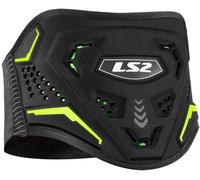 LS2 Koku Cinturón ancho de riñón, negro-amarillo, tamaño M L para Hombres