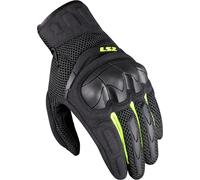 LS2 Kubra Guantes de moto, gris-amarillo, tamaño S para Hombres
