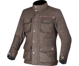 LS2 Liberty Chaqueta Textil de Motocicleta Impermeable, marrón, tamaño L para Hombres
