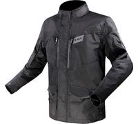 LS2 Metropolis Evo Chaqueta textil de moto impermeable, negro, tamaño 2XL para Hombres