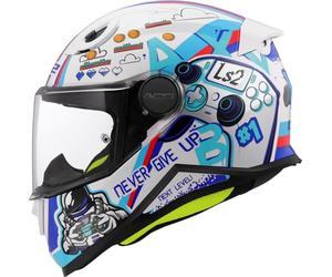 LS2 Motocicleta integral unisex para niños Next Level White para Kinder