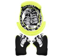 LS2 MX437 Fast Evo Forro interior &almohadillas para mejillas, amarillo, Talla XXXL