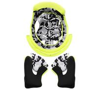 LS2 MX437J Fast Mini Forro interior &almohadillas para mejillas, amarillo, Talla S