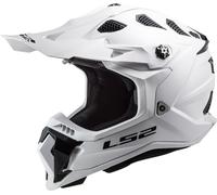 LS2 MX700 Subverter Evo Casco de motocross, Blanco, Talla XS (53/54)