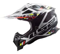 LS2 MX700 Subverter Evo II Stomp, casco de motocross L male Blanco/Negro