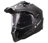 LS2 MX701 C Explorer Forjado brillo negro carbono - Aventura casco motocicleta