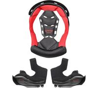 LS2 MX701 ECE 22.06 Forro interior, negro/rojo, Talla S