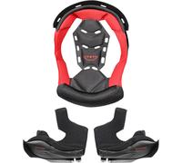 LS2 MX701 ECE 22.06 Forro interior, negro-rojo, tamaño M para Hombres