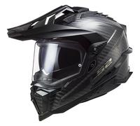 LS2 MX701 Explorer Carbon Casco, negro, Talla S (55/56)