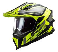Ls2 Mx701 Explorer Hpfc Alter - Talla XL MATT BLACK H-V YELLOW