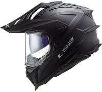 LS2 MX701 Explorer Solid, casco de enduro M male Negro Mate