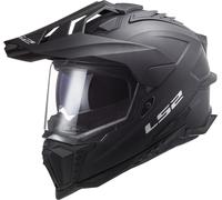 LS2 MX701 Explorer Solid Casco de motocross, Black Matt, Talla L (59/60)