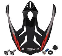 LS2 MX701 Frontier II Pico Casco, naranja para Hombres