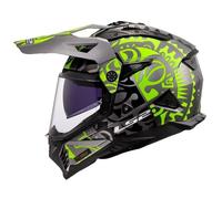 LS2 MX702 Pioneer II casco de aventura Rangi h-vis amarillo